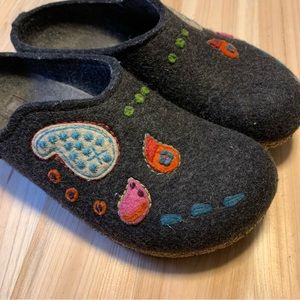 Haflinger Paisley Clogs Women’s Size 38